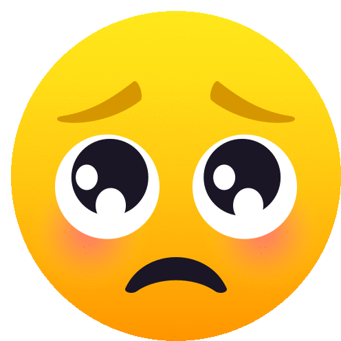 Pleading emoji